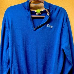 Duke Blue Quarter Zip Peter Millar